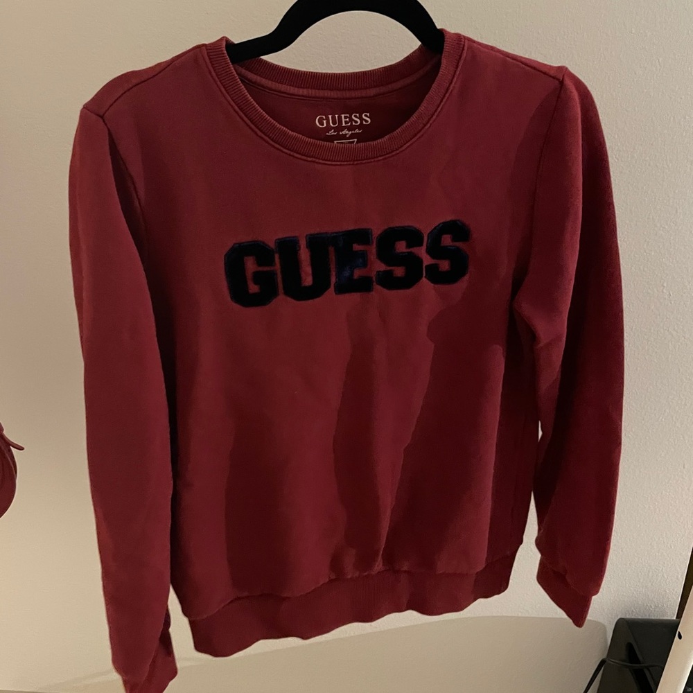 Guess Burgundy sweatshirt